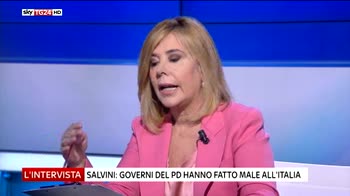 Matteo Salvini ospite di Maria Latella