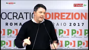 Renzi, sì al congresso, assemblea decida tempi e modi