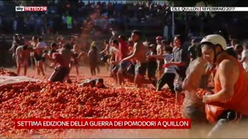 Guerra di pomodori in Cile