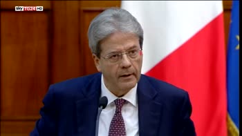 Gentiloni, sicurezza importante, non si può erigere muri