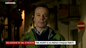 Valanghe Val d'Aosta, 3 morti e 5 feriti