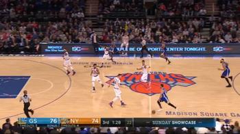 NBA, appare/scompare: le magie di Steph Curry a New York