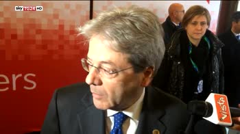 Gentiloni, non è tempo di divisioni in UE