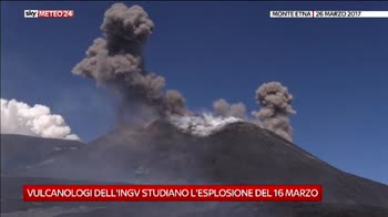 Il nuovo profilo dell'Etna dopo l'esplosione