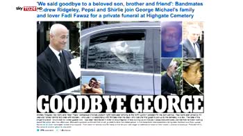 Celebrati a Londra i funerali di George Michael