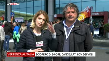 Sciopero Alitalia  cancellato il 60% dei voli