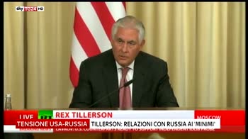 Tillerson incontra Lavrov e Putin in Russia