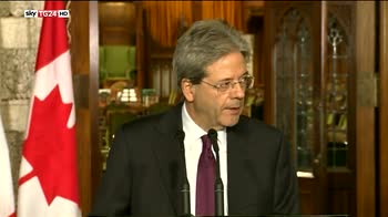 Gentiloni in Canada sente Hollande per dare solidarietà