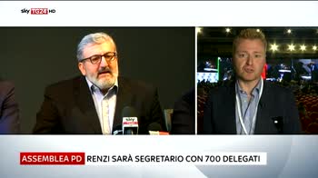 Pd, Renzi sarà segretatio con 700 delegati