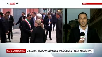 G7 economia, ministri si incontreranno a Bari