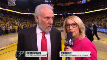 NBA, l'intervista a Popovich dopo il primo quarto di gara-2