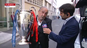 Coll Milan celebrazioni Champions Atene OK