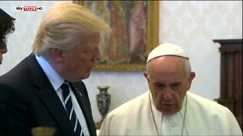 Papa e Trump, 30 minuti faccia a faccia
