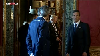 Trump a Roma, incontri con Mattarella e Gentiloni
