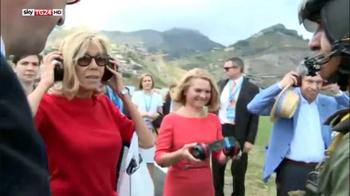 G7, First Ladies e marito Merkel in gita a Catania