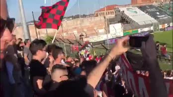Foggia, la festa per la Supercoppa vinta contro il Venezia