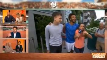 Roland Garros, Hamou molesta giornalista in diretta