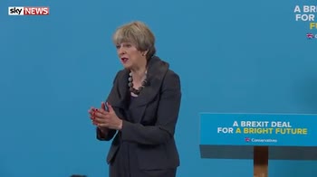 May fields some tricky questions from journalists