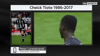 Lovenkrands pays tribute to Tiote