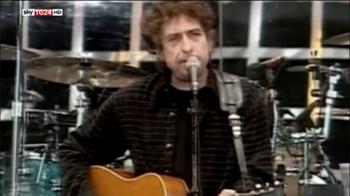 Bob Dylan consegna il discorso all'Accademia di Svezia