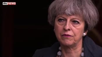 May says terrorists are responsible for terrorism