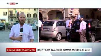 Arezzo, bimba muore in auto