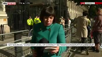 Sky sources: May in coalition talks with DUP