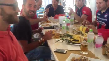 #InbiciconNicola, pausa pranzo per il team a Ortona