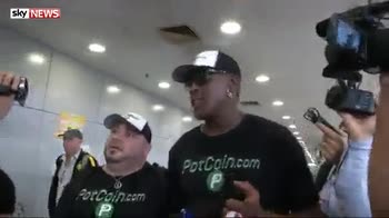 Rodman: I'm sure Trump is happy I'm here