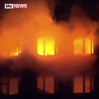 Huge fire at west London tower block