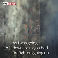 Fire witness: 'People were jumping'