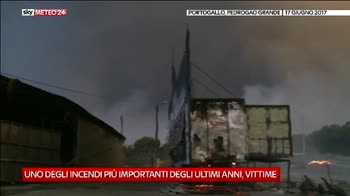 Grave incendio forestale in Portogallo