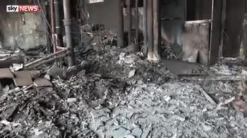 Footage emerges from inside fire-ravaged tower