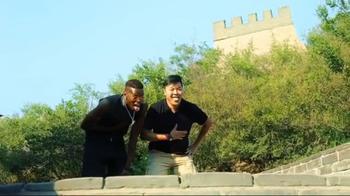 Pogba, la grande corsa sulla muraglia cinese