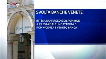 Banche venete, Intesa acquista alcune parti