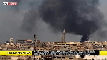 IS 'blows up' al Nouri mosque in Mosul