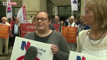 Protesting nurses say 'we have had enough'