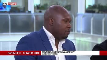 Grenfell left 'brave' footballer speechless