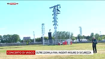 concerto vasco ingenti misure sicurezza