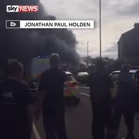 Fire rages at St Helens paintballing centre