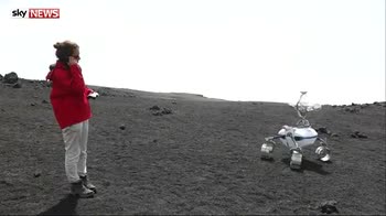 Volcano doubles for Mars in space robot tests