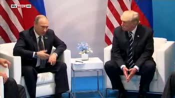 Trump e Putin al termine del bilaterale