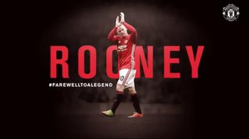 Il tributo del Manchester United per l'addio di Rooney