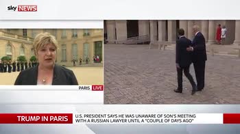 Trump in Paris for Bastille day