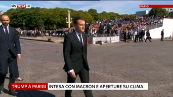 Trump a Parigi, intesa con Macron e aperture su clima
