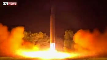 North Korea launches intercontinental missile