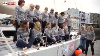 Female crew sail to stop plastic pollution