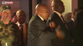 Buoyant Zuma addresses rally after vote
