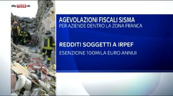 Sisma centro Italia, le agevolazioni fiscali