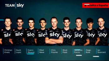 Vuelta, il Team Sky presenta la sua squadra